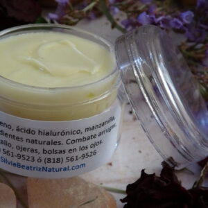 Bálsamo para el contorno de los ojos natural: reduce la apariencia de líneas, arrugas, hinchazón