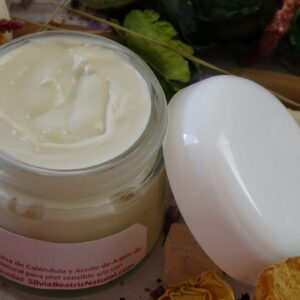 Crema Facial de Caléndula para Piel Sensible