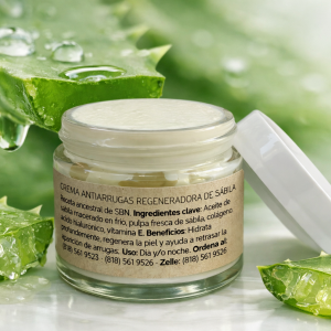 Crema Antiarrugas Regeneradora de Sábila