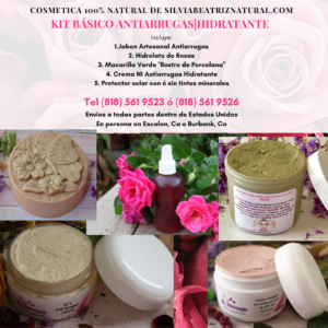 Kit Básico 100% Natural para el cuidado de la piel Anti-Arrugas|Hidratante