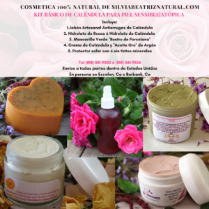 Kit Básico 100% Natural para el cuidado de la Piel Sensible|Atópica